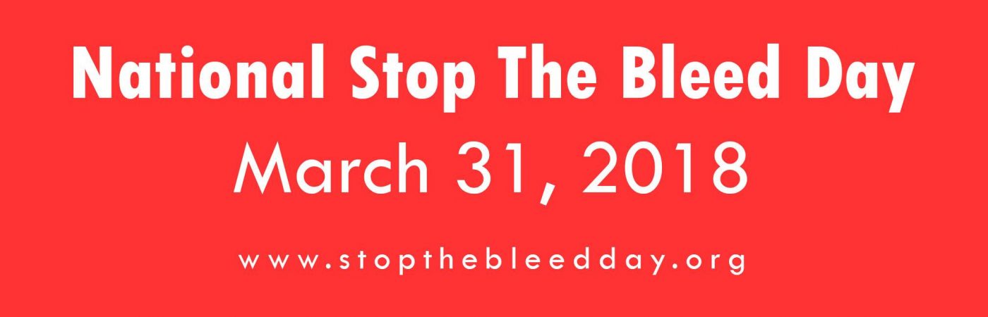 National Stop the Bleed Day Banner