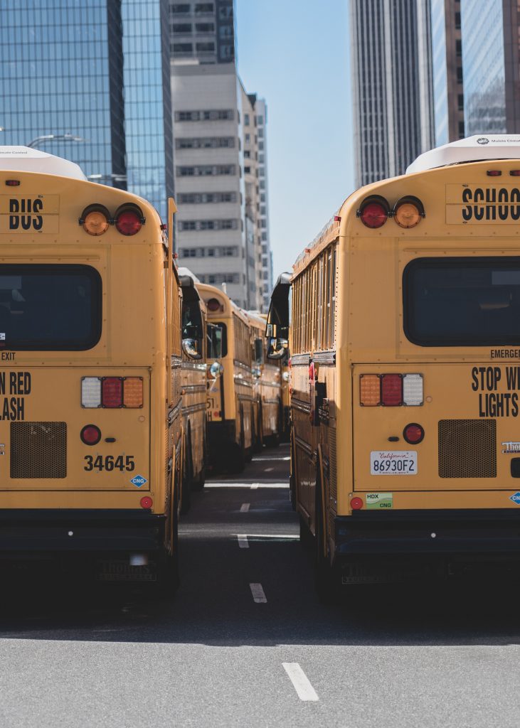 School Buses bough by SVPP COPS