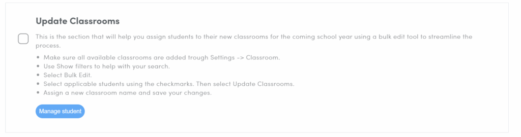 updating classrooms