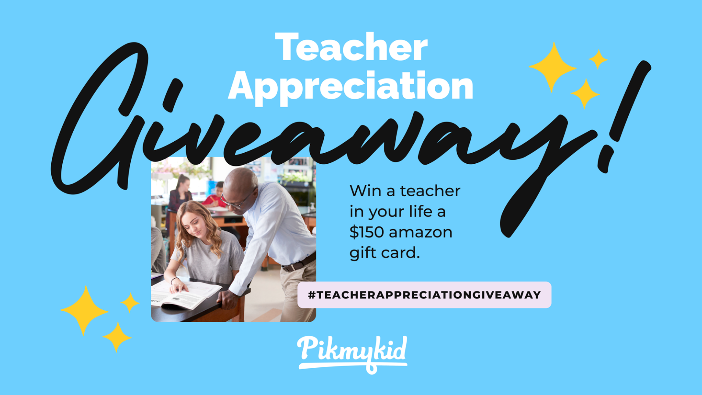 teacher appreciation giveaway campaign