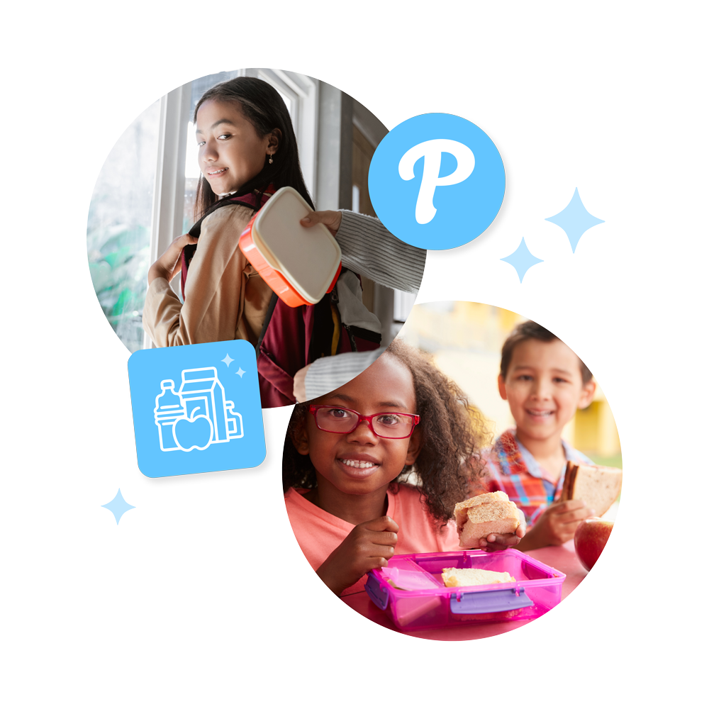 kids with snack packs