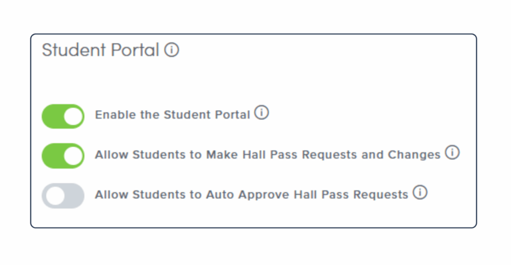 hall pass student portal