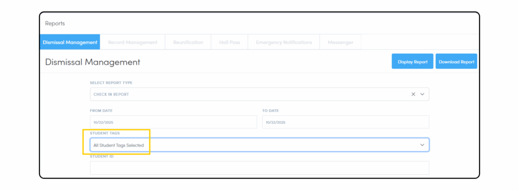Reports & Student Data
