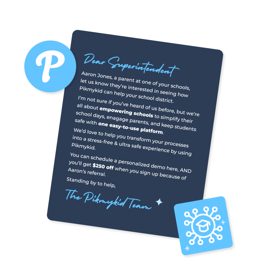 Superintendent Letter