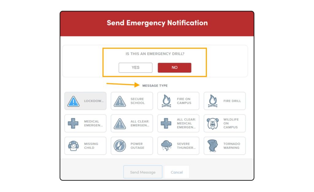 Send Emergency Notification