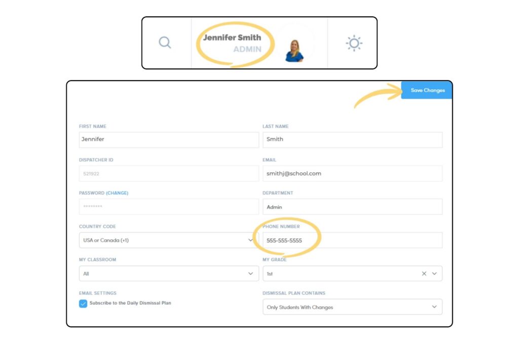 Review Staff Profile