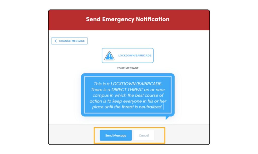 Send Emergency Notification