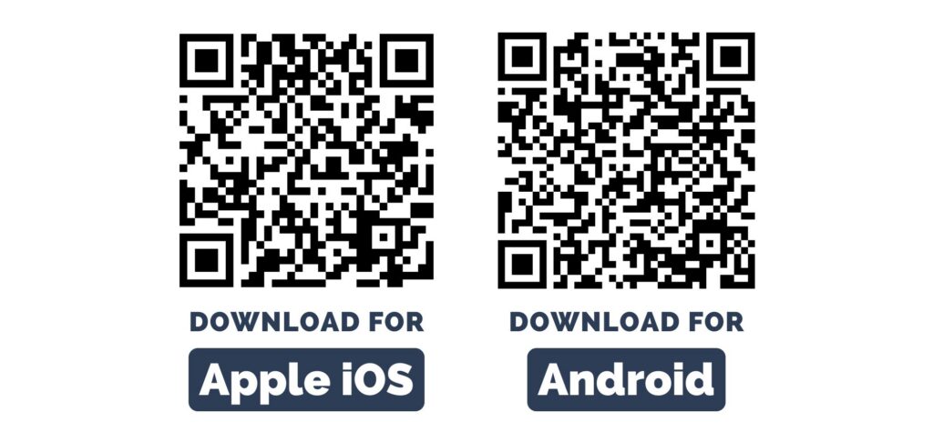 QR Codes to Download The Staff App