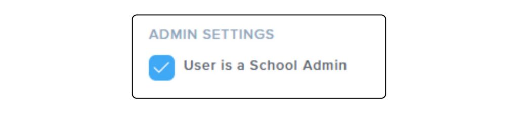 Staff Admin Settings