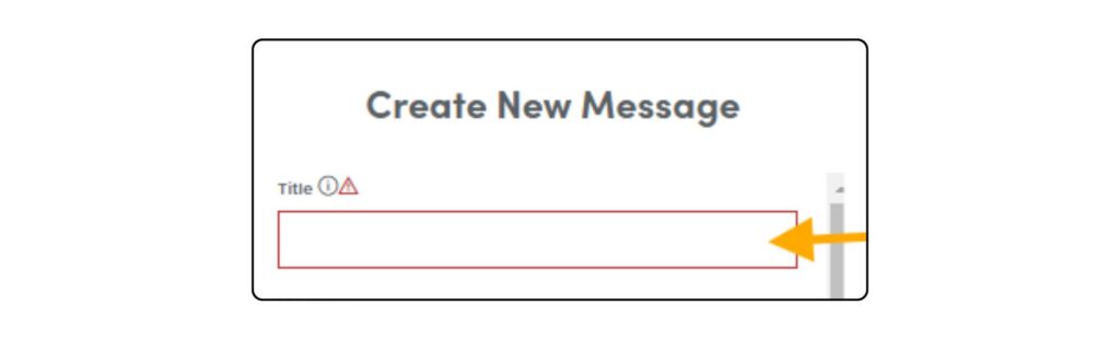 Create New Message
