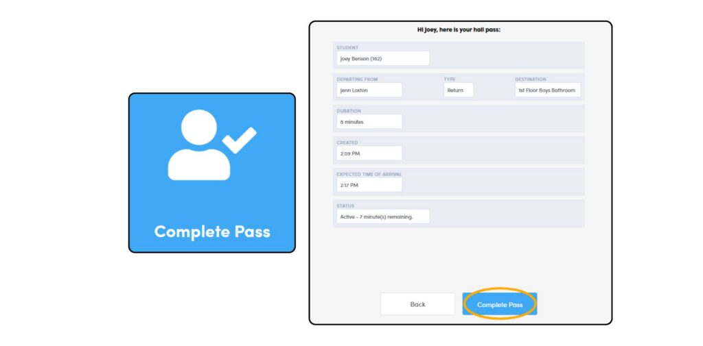Complete A Hall Pass