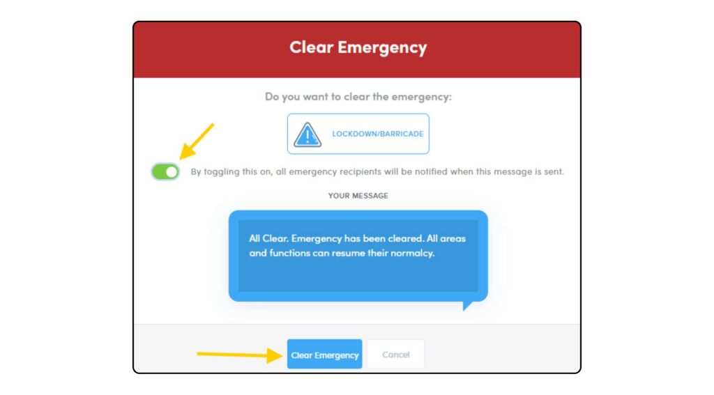 Clear Emergency